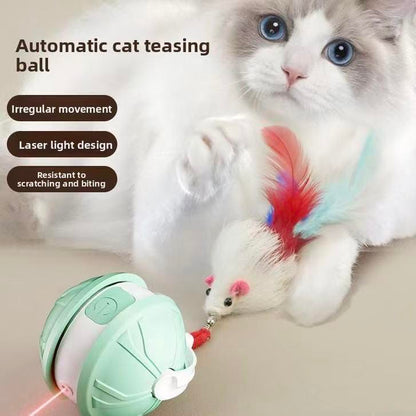 Interactive Laser Pet Ball, Buy 1 Get 2 Tails, Hunting Fun for Bored Cats
