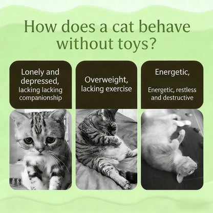 New Store Perks ！Catnip Caterpillar Plush Pillow 1Pc, Wormwood Fruit Infused Boredom Relief Toy for Indoor Cats, Self-Entertainment Interactive Kitty Toy,Cat Stuff