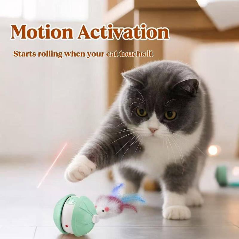 Interactive Laser Pet Ball, Buy 1 Get 2 Tails, Hunting Fun for Bored Cats