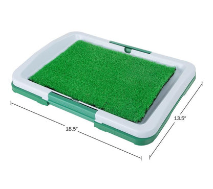Petmaker Artificial Grass Pee Pad Set Reusable Puppy Essential