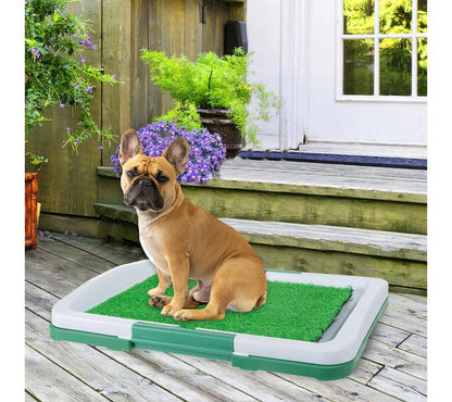 Petmaker Artificial Grass Pee Pad Set Reusable Puppy Essential