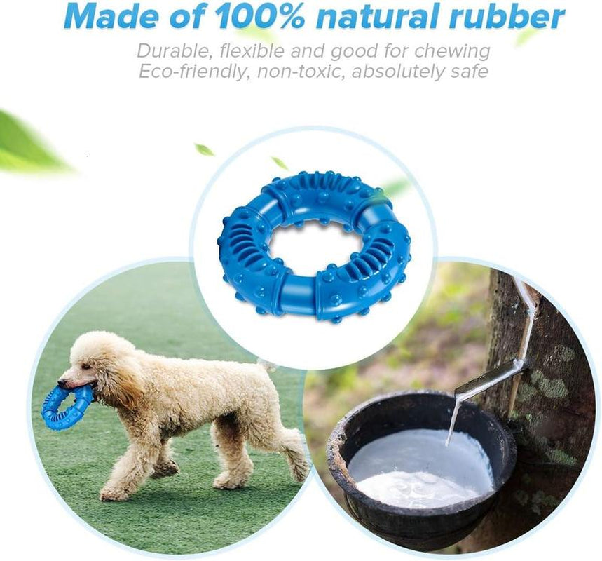 Feeko Indestructible Dog Chew Toys for Aggressive Chewers – Durable, Non-Toxic Rubber for Large & Medium Breeds!